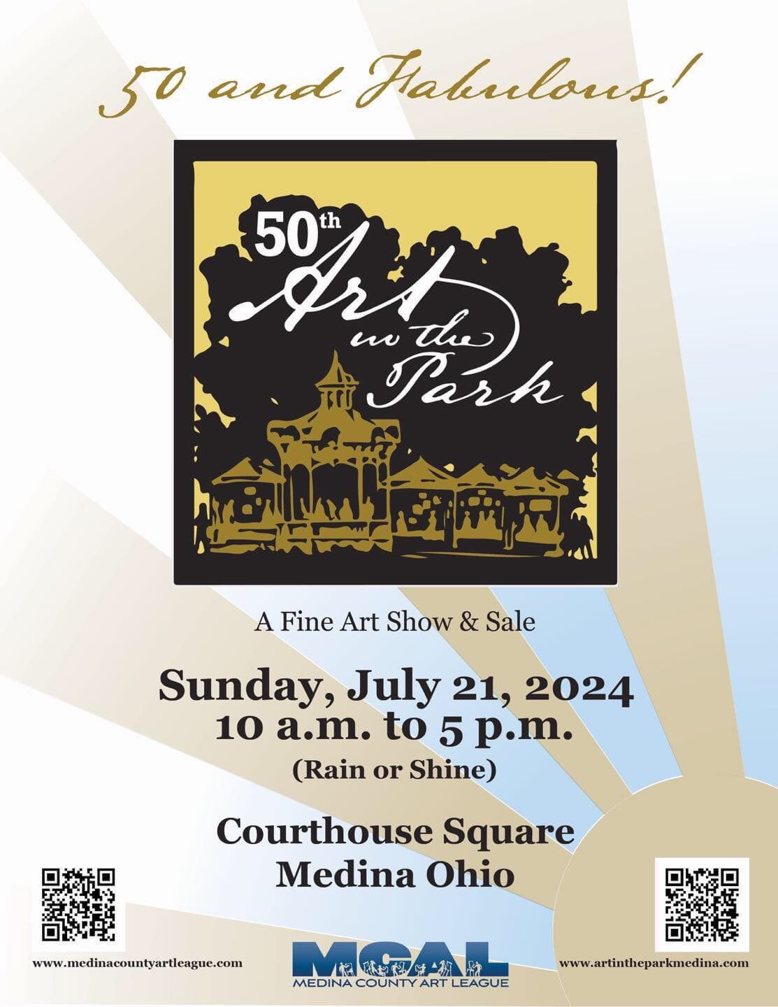 Medina County 50th Art In The Park!