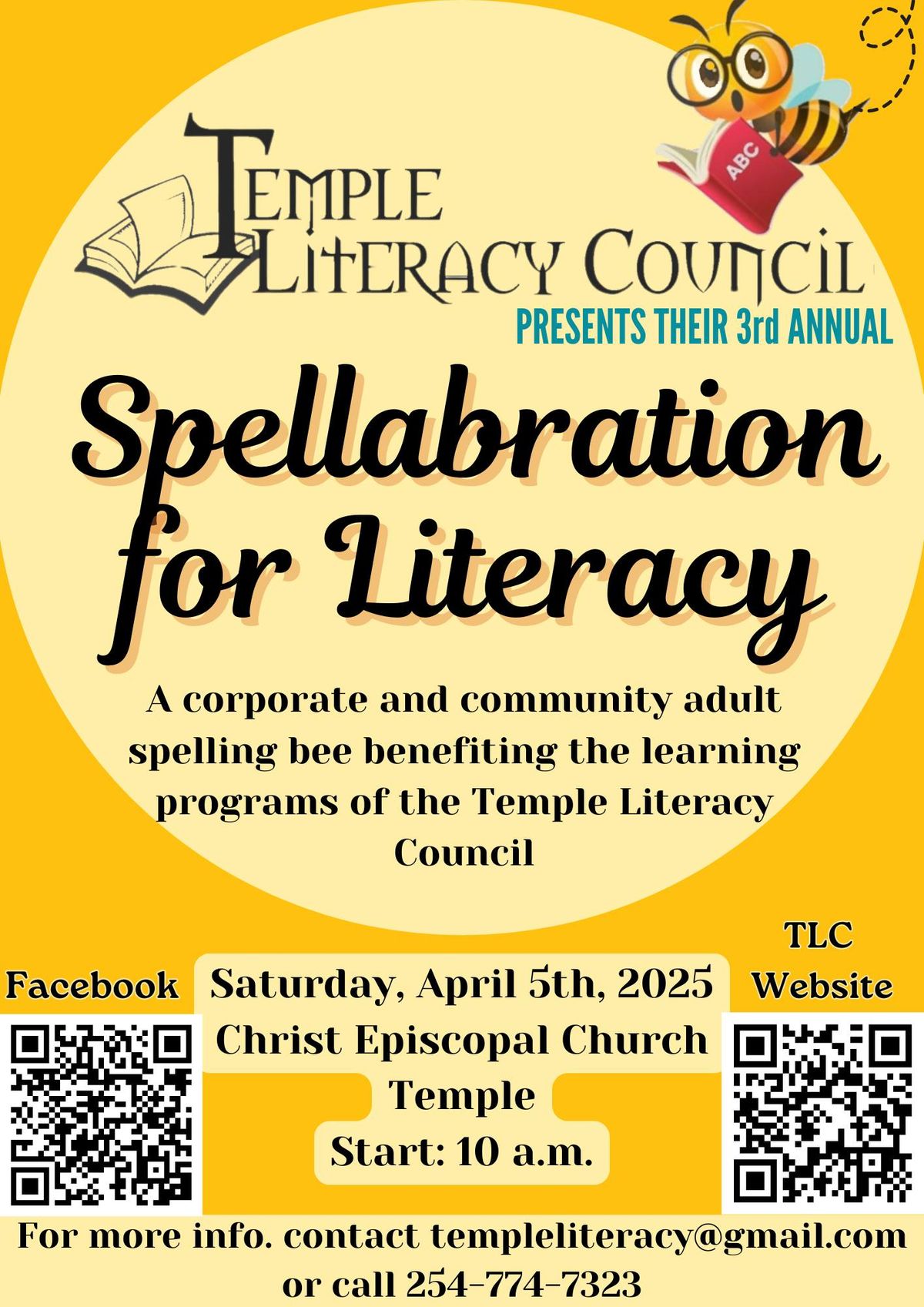 3rd Annual Spellabration for Literacy