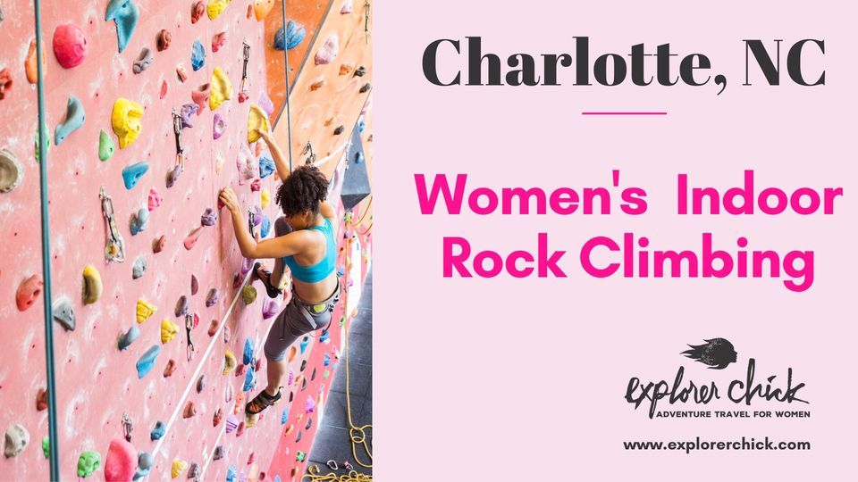 Women's Charlotte Indoor Rock Climbing