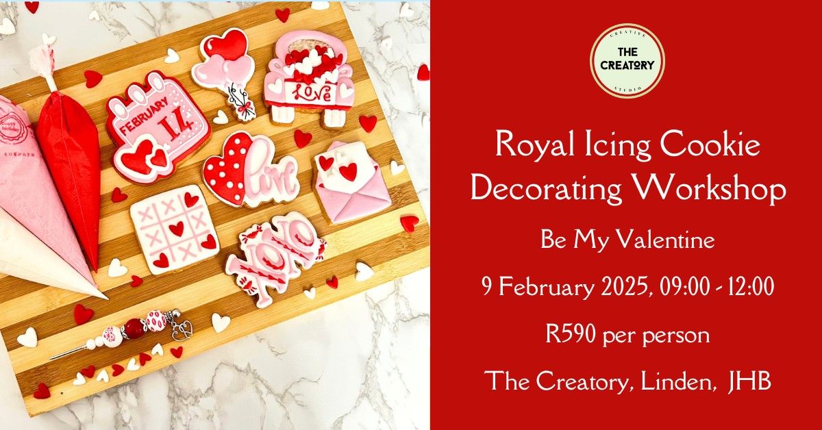 Royal Icing Cookie Decorating Workshop: Be My Valentine