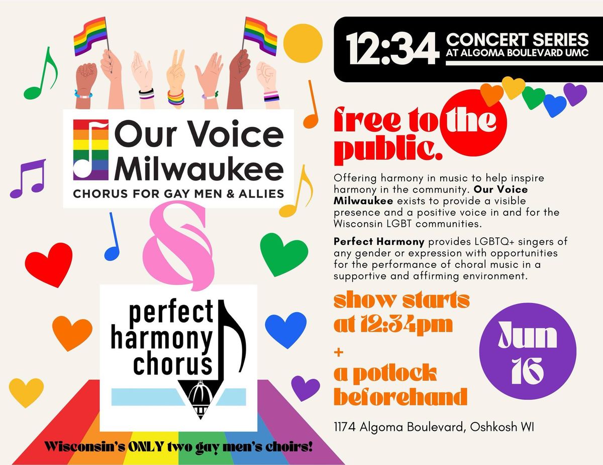 12:34 Concert Series: PRIDE MONTH & FATHER'S DAY CELEBRATION