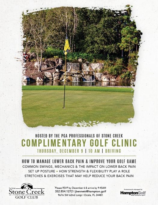 Complimentary Golf Clinic