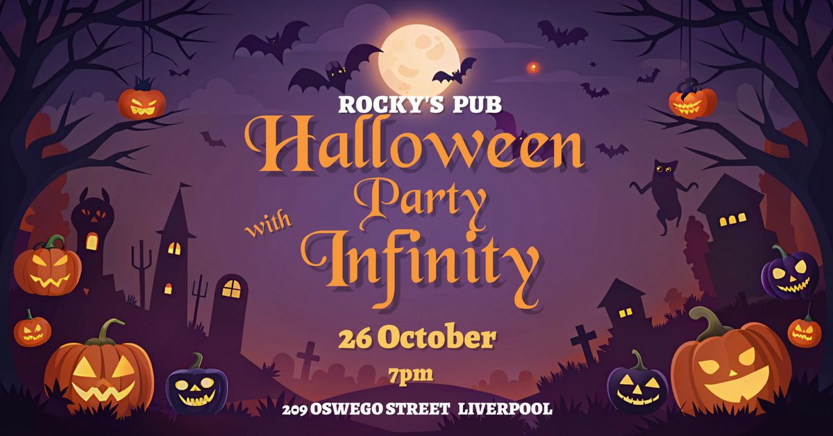 Halloween Party at Rocky's Pub with Infinity