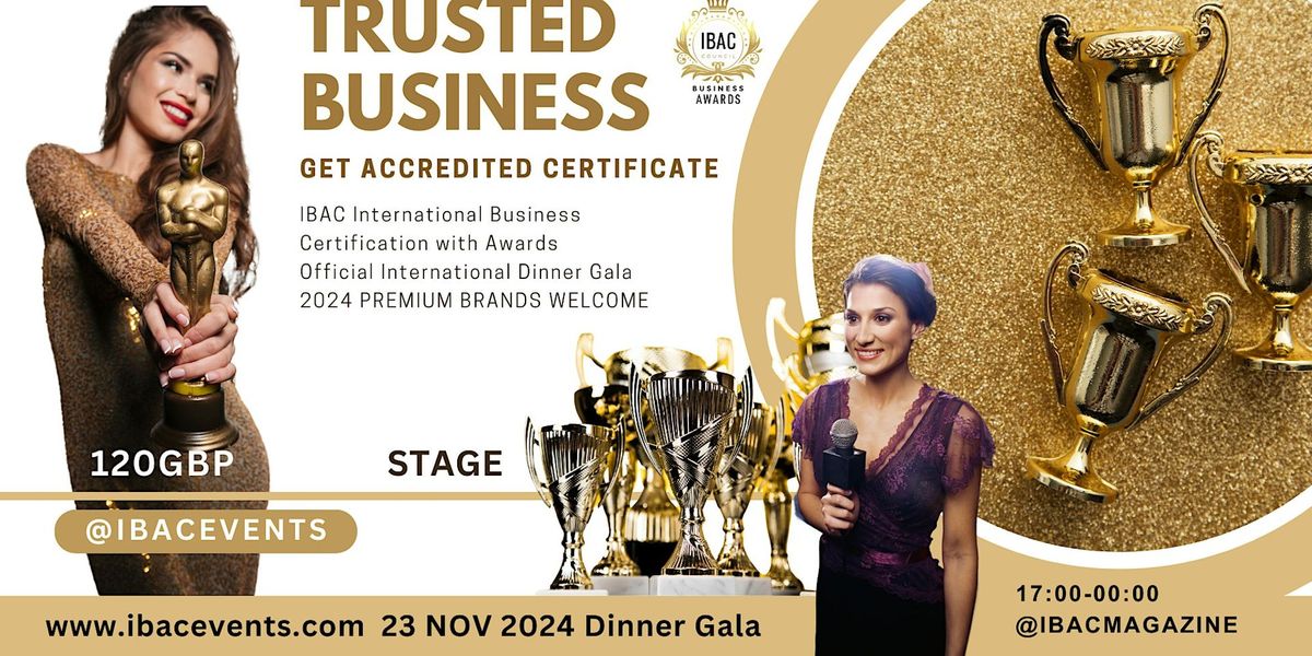 Business Network AWARDS GALA 2024. Discover unparalleled prestige with IBAC