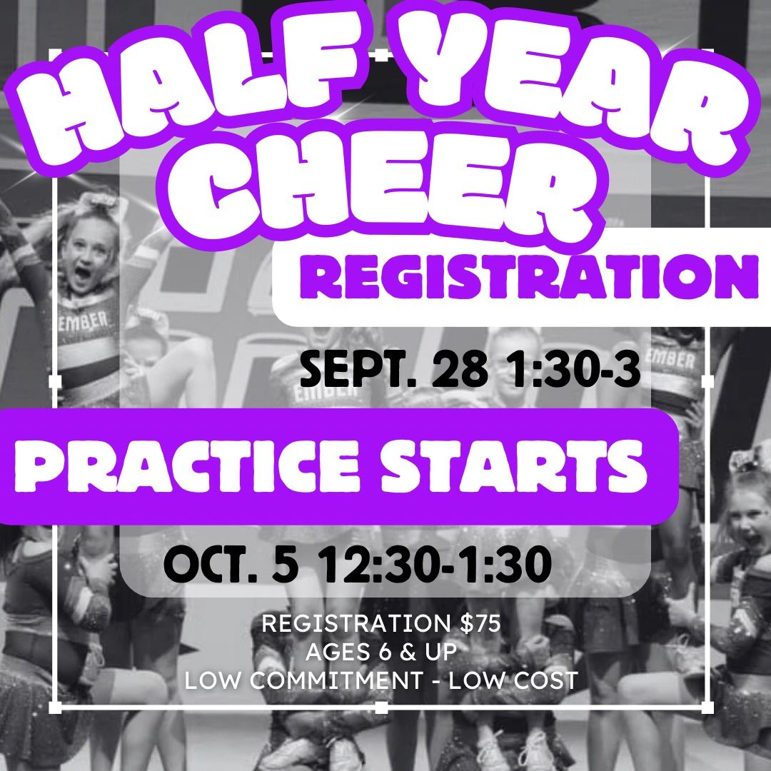 Half Year Cheer Registration