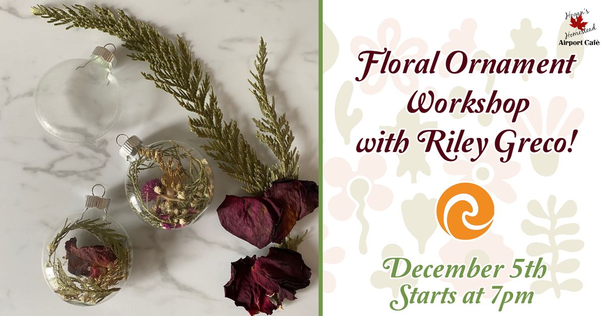 Floral Ornament Workshop with Riley Greco \ud83c\udf3c