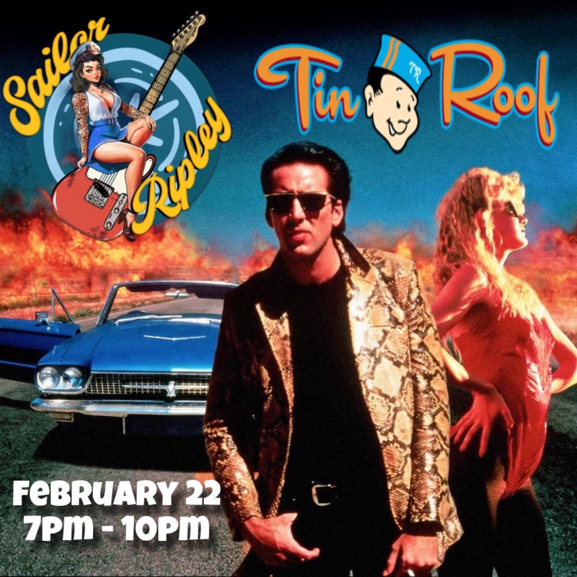 Sailor Ripley at Tin Roof FTL! Sat. 02\/22 - 7pm