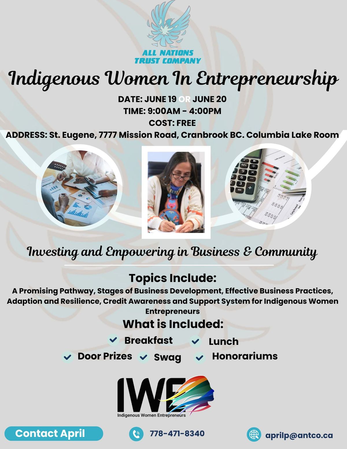 Indigenous Women Entrepreneur Workshop