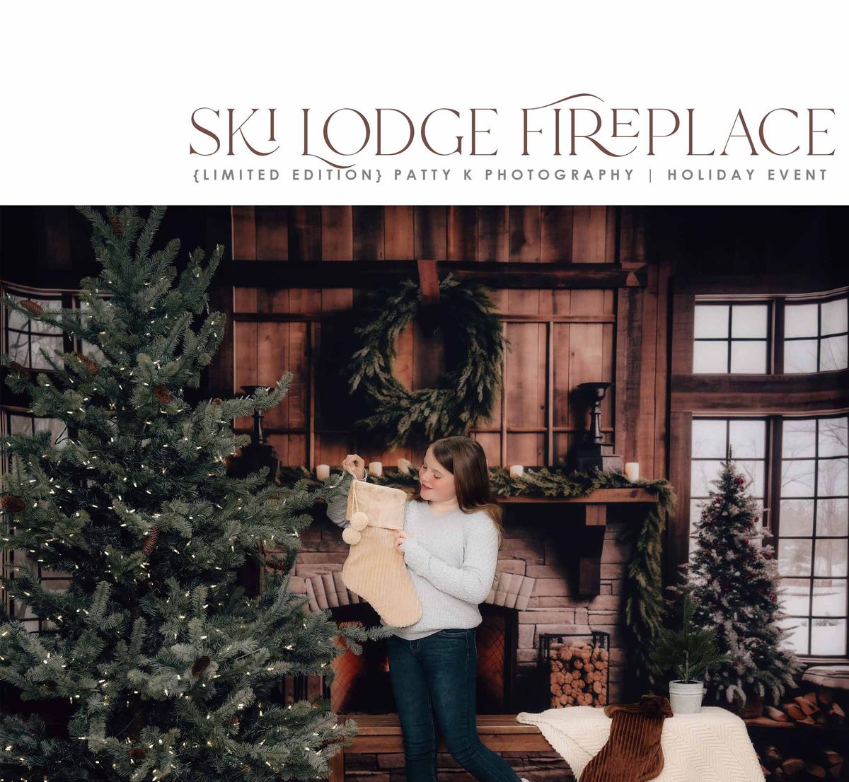 Ski Lodge Cary NC Holiday Session