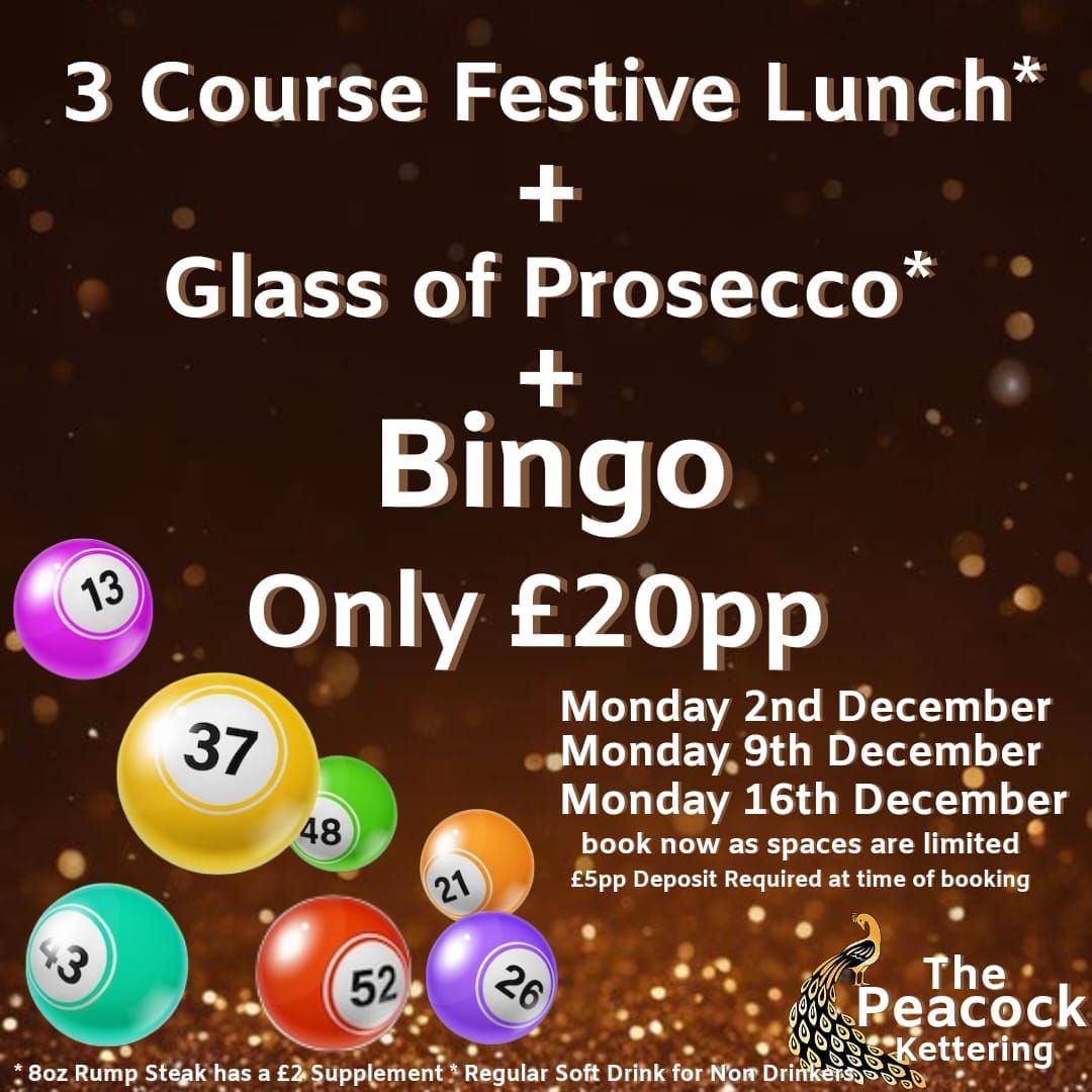 Christmas Bingo Lunch.