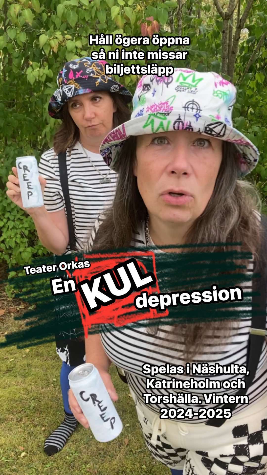 En KUL depression, musikteater p\u00e5 Kulturhuset Saga Torsh\u00e4lla (med m\u00f6jlighet att boka buff\u00e9)