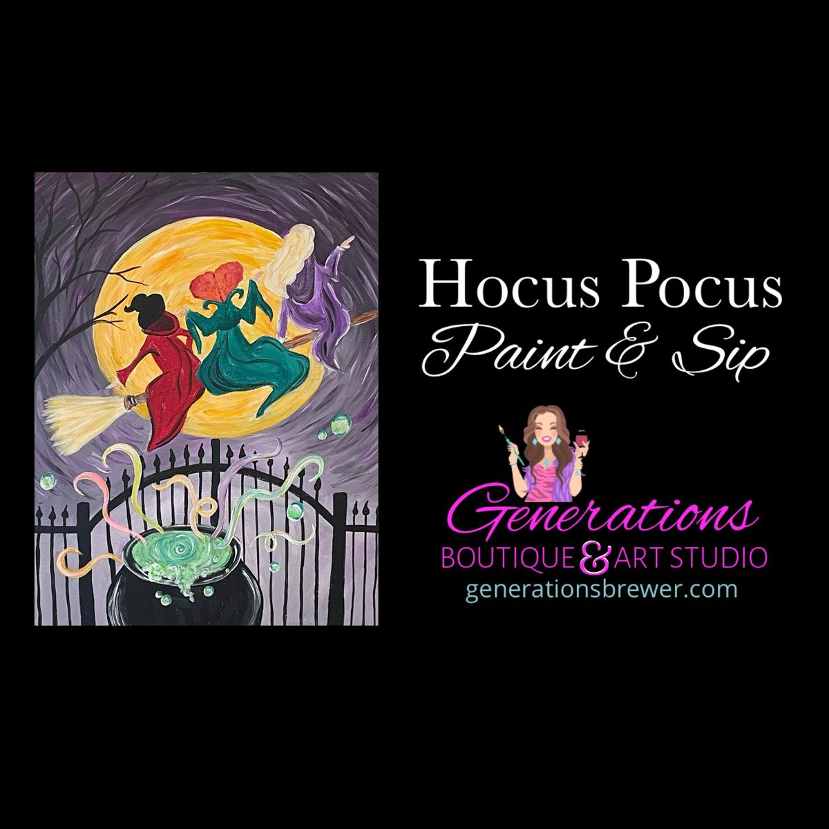 Hocus Pocus Paint & Sip