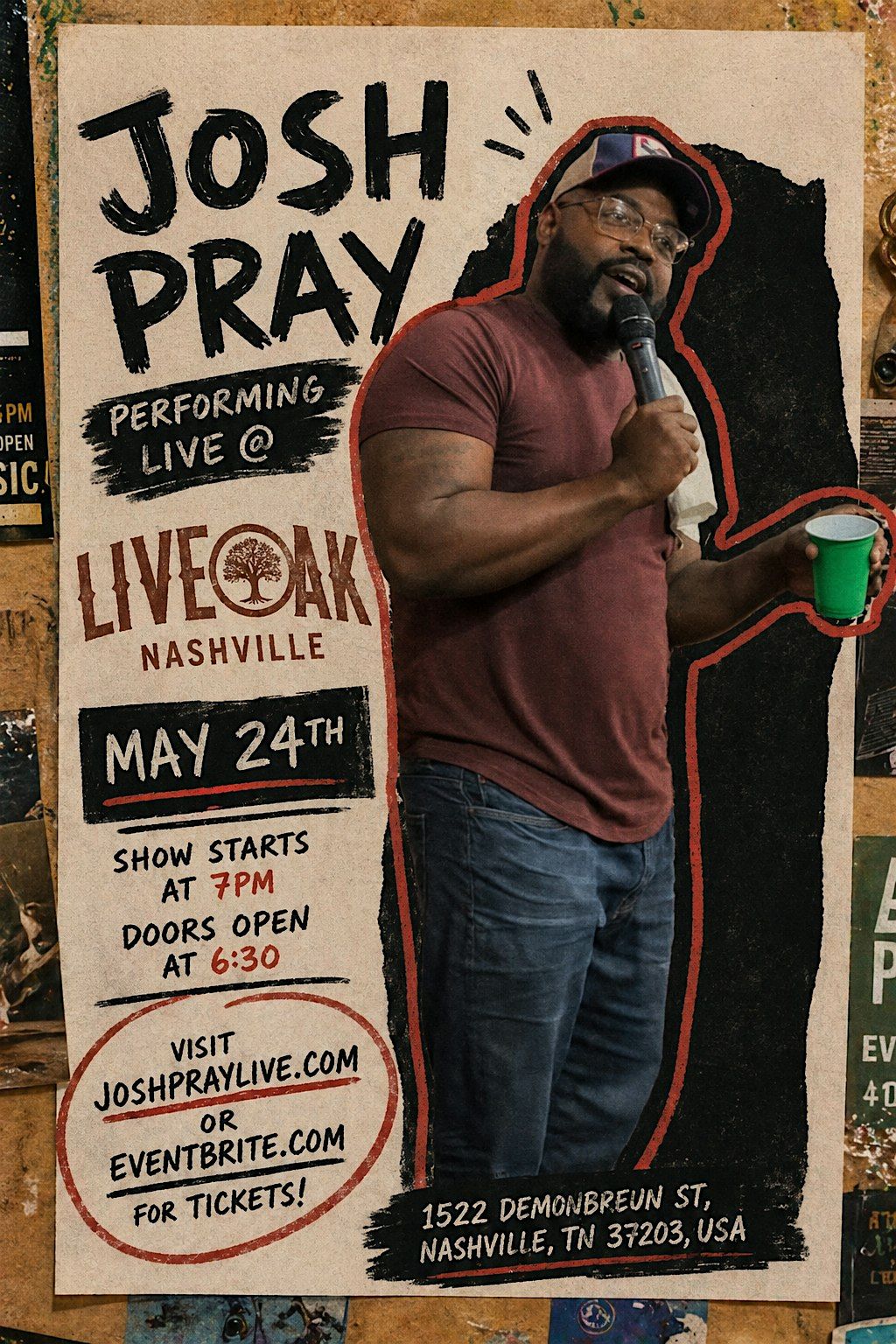 Josh Pray Back Road Comedy Tour