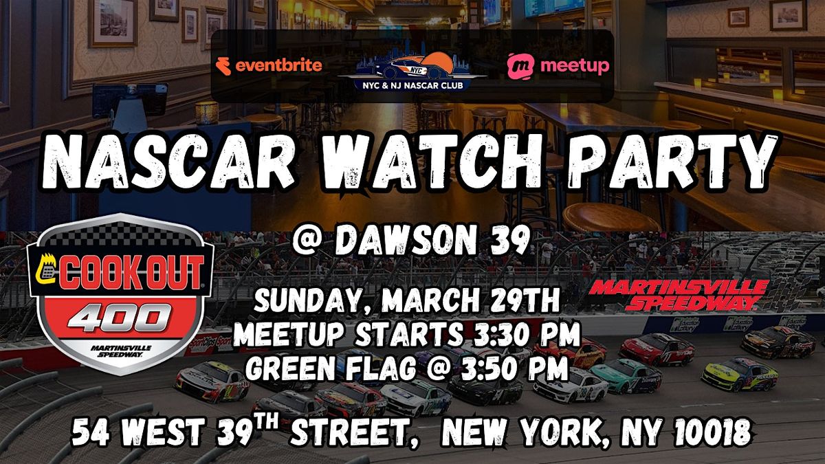 NASCAR Cookout 400 Watch Party @ Dawson 39, Dawson 39 Restaurant & Bar ...