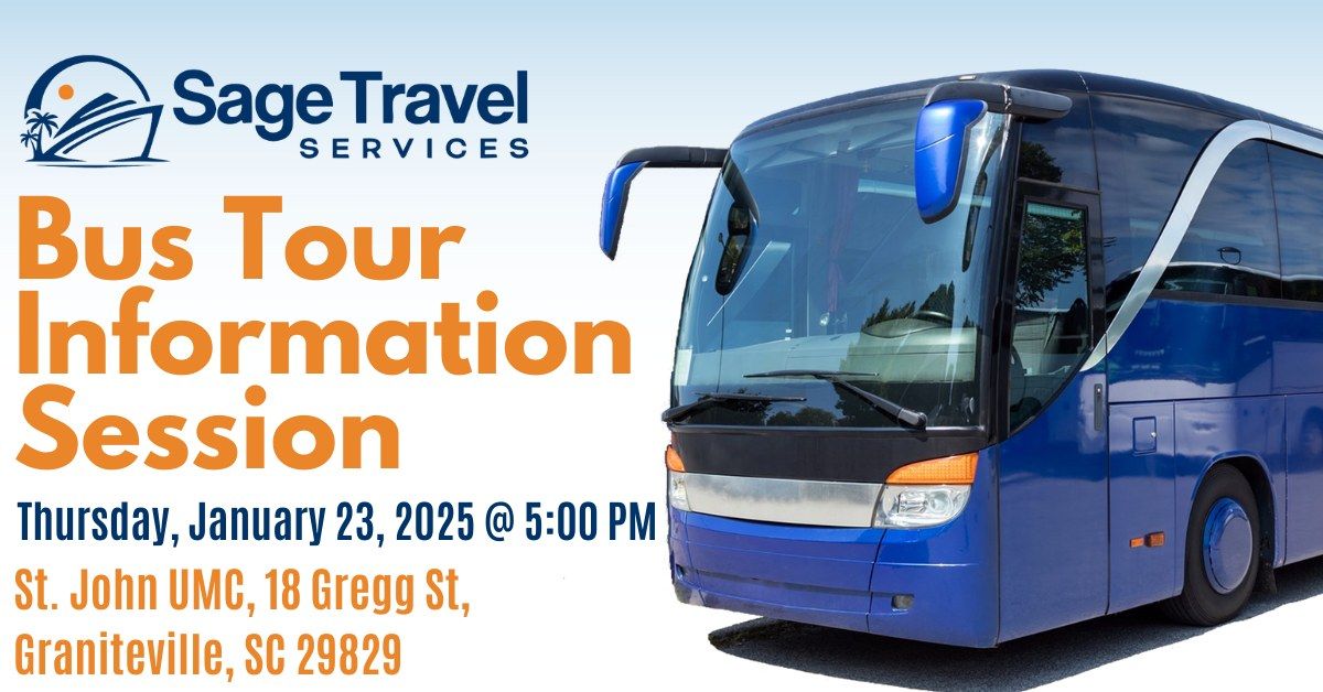 Bus Tour Information Session