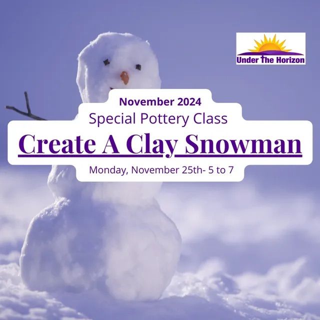 Create a Clay Snowman 