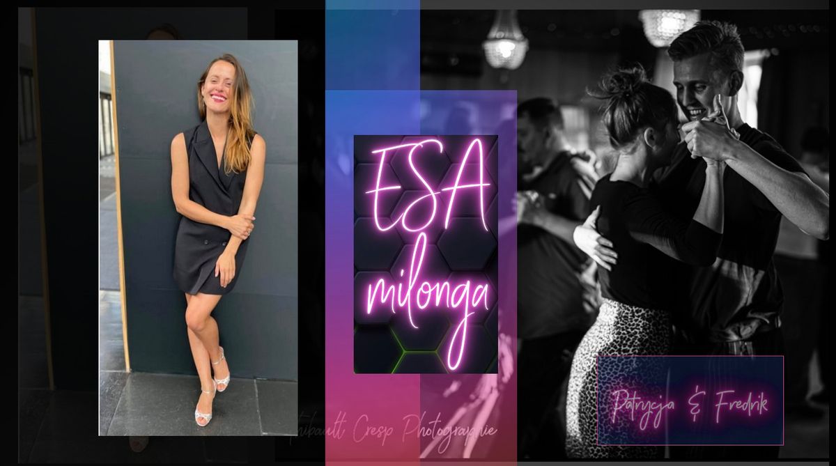 Milonga ESA & tango course with Patrycja and Fredrik