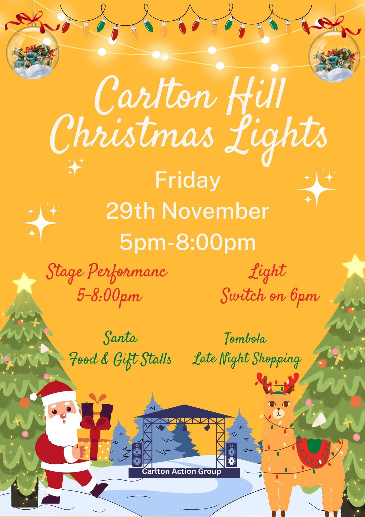 Carlton Hill Christmas Lights