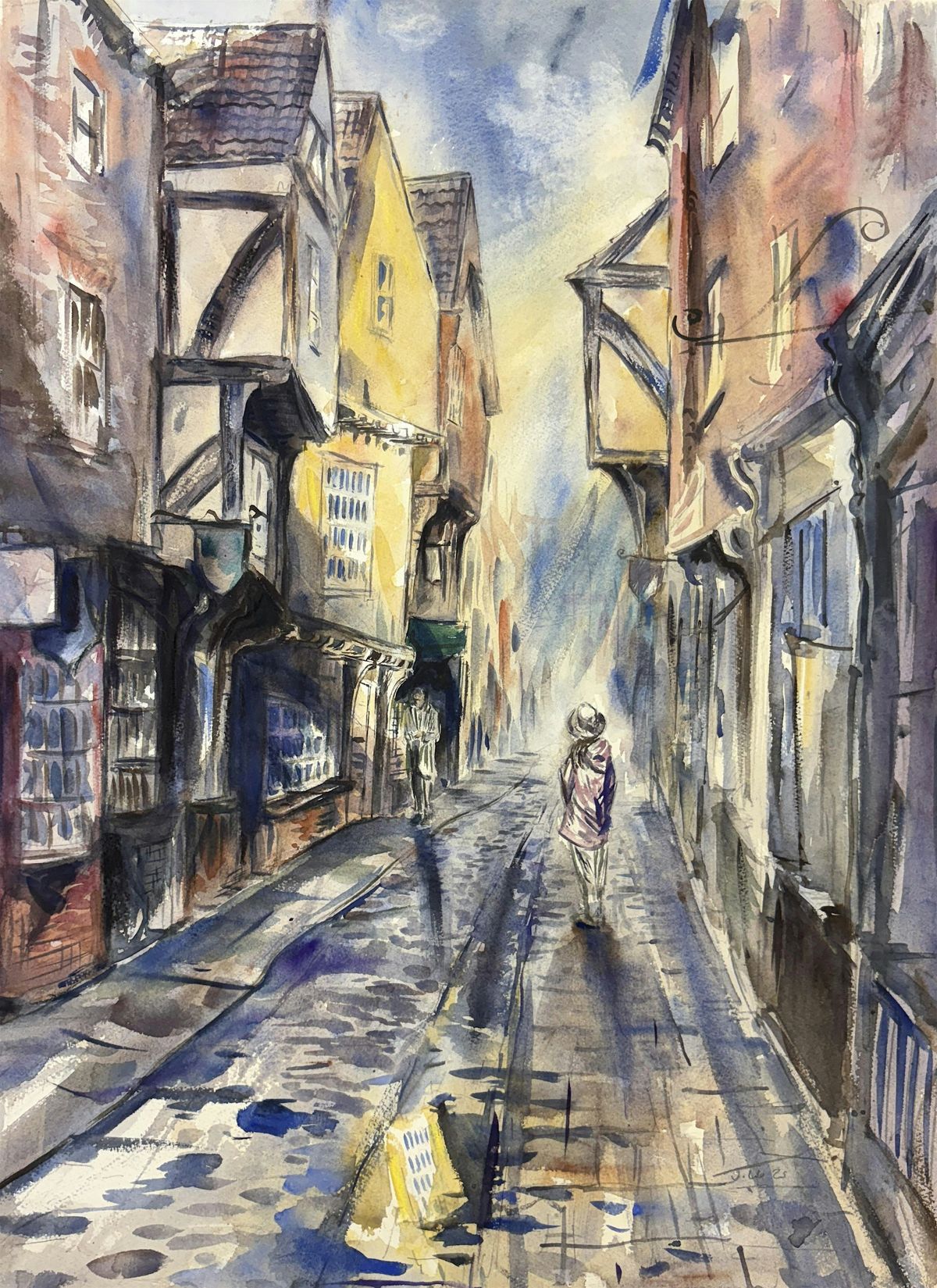 Painting Watercolour Nocturnes of York