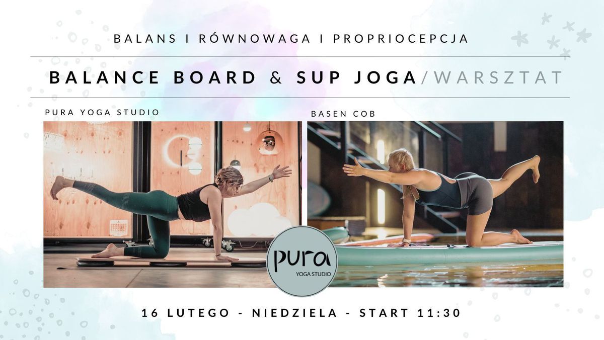 BALANCE BOARD & SUP JOGA\/WARSZTAT