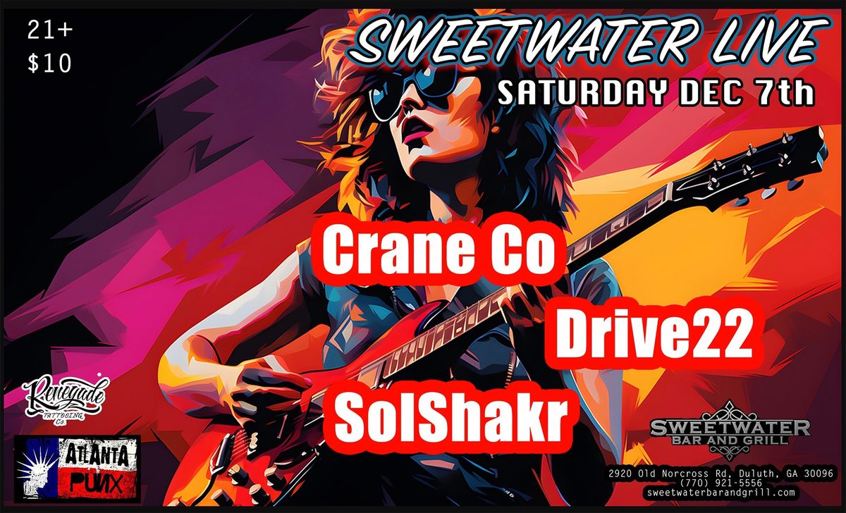 Crane Co, Drive22, and SolShakr