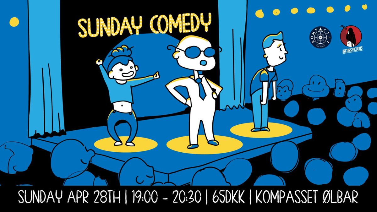 English Comedy \/\/ Sunday Comedy @ Kompasset \u00d8lbar