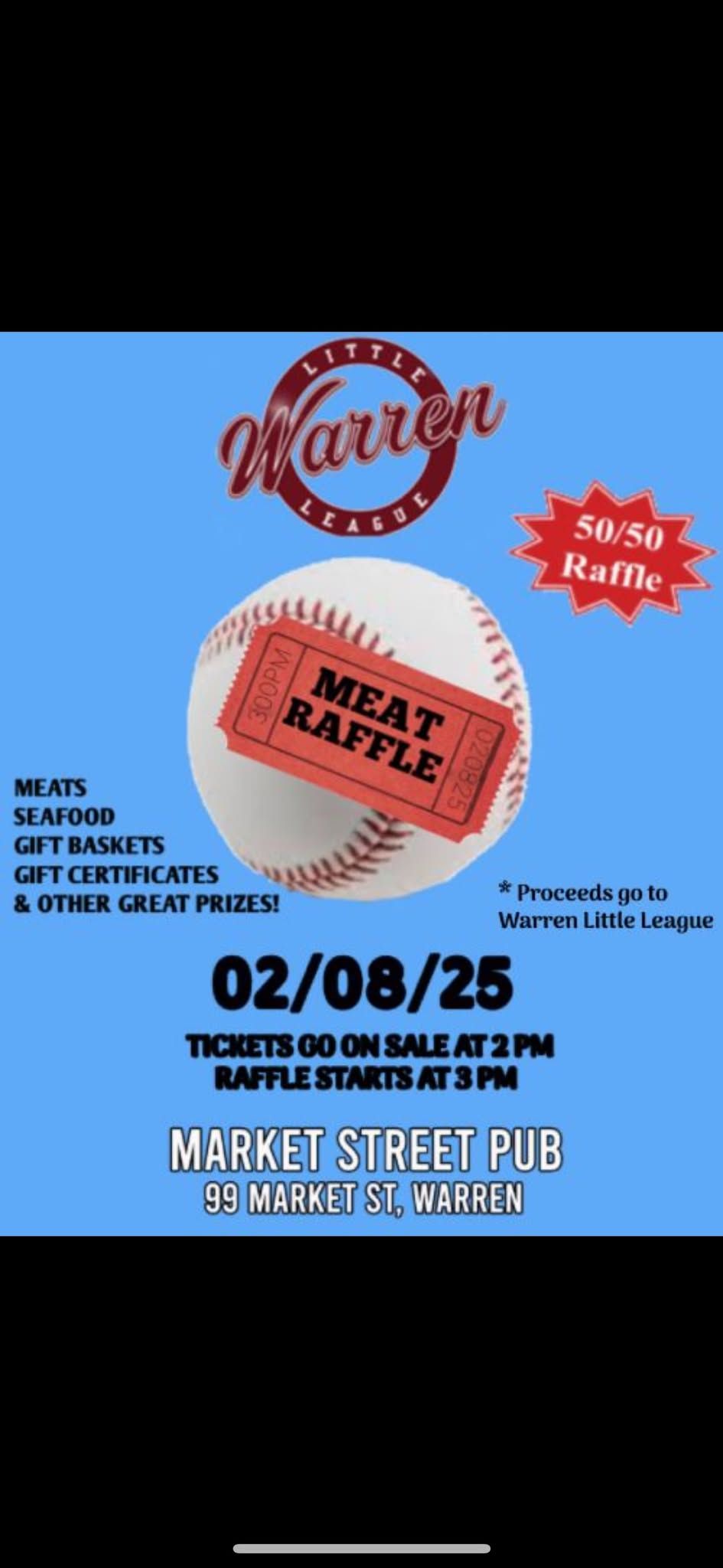 WLL MEAT RAFFLE AT MARKET STREET PUB