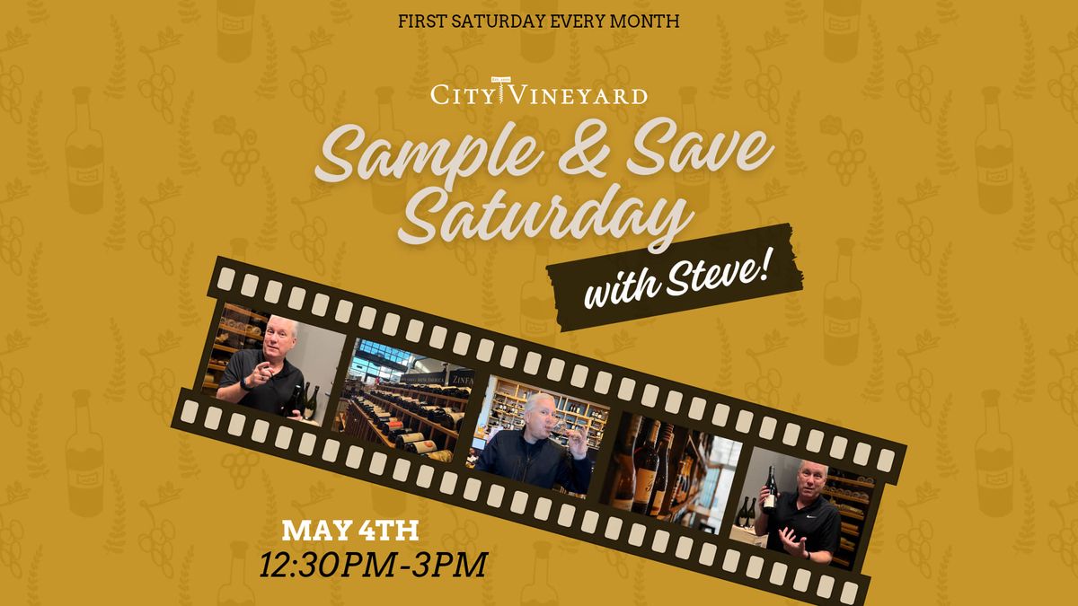 Sample and save with Steve! 