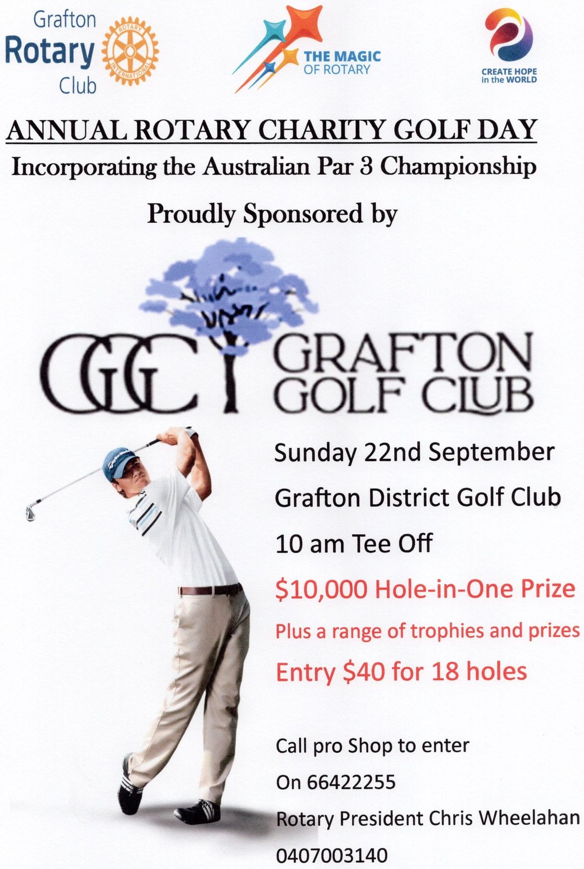 Rotary Charity Golf Day incorporating the Australian Par 3 Championship