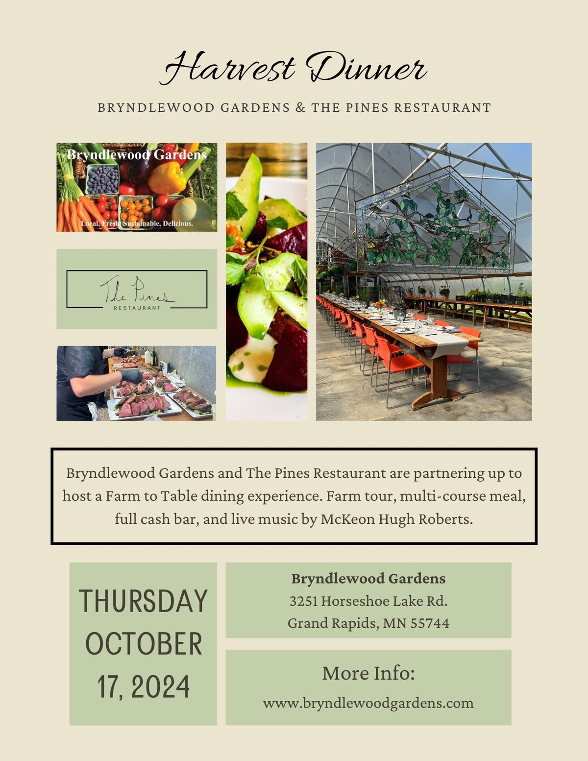 Farm to Table Dinner