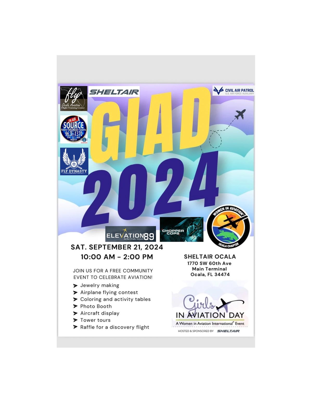 Girls in Aviation day By WAI Ocala