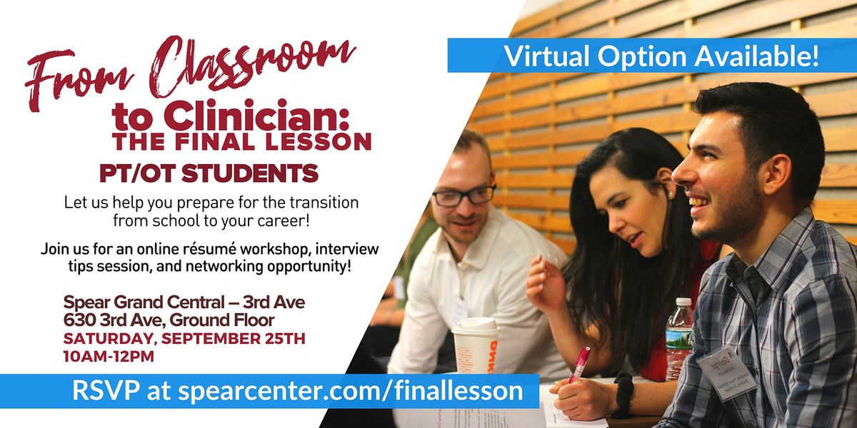 From Classroom to Clinician: The Final Lesson