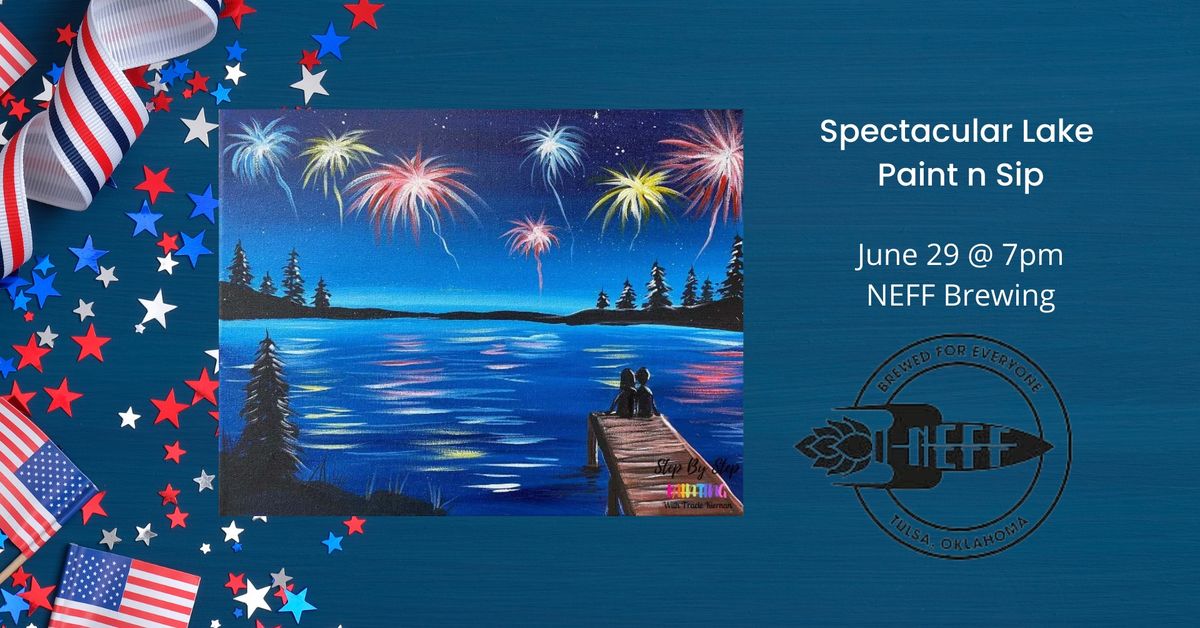 Spectacular Lake Paint n Sip - NEFF Brewing