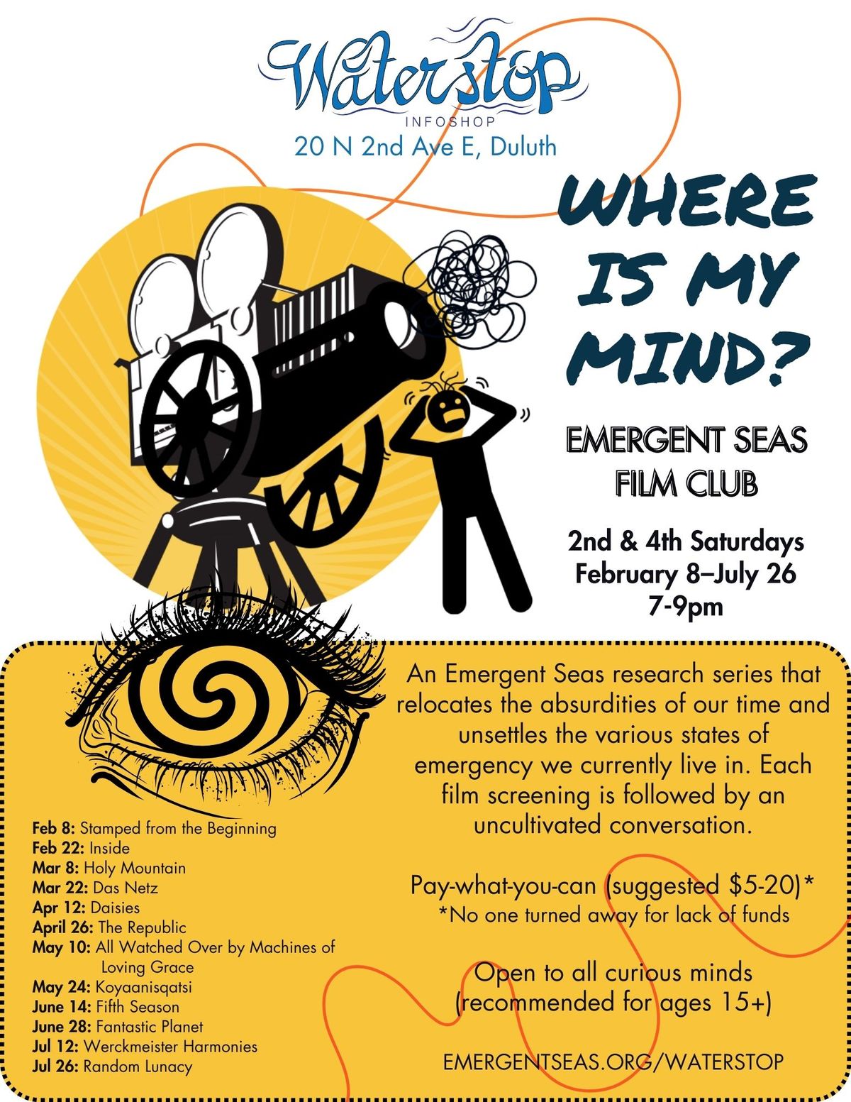 "Where is my mind?" Emergent Seas Film Club