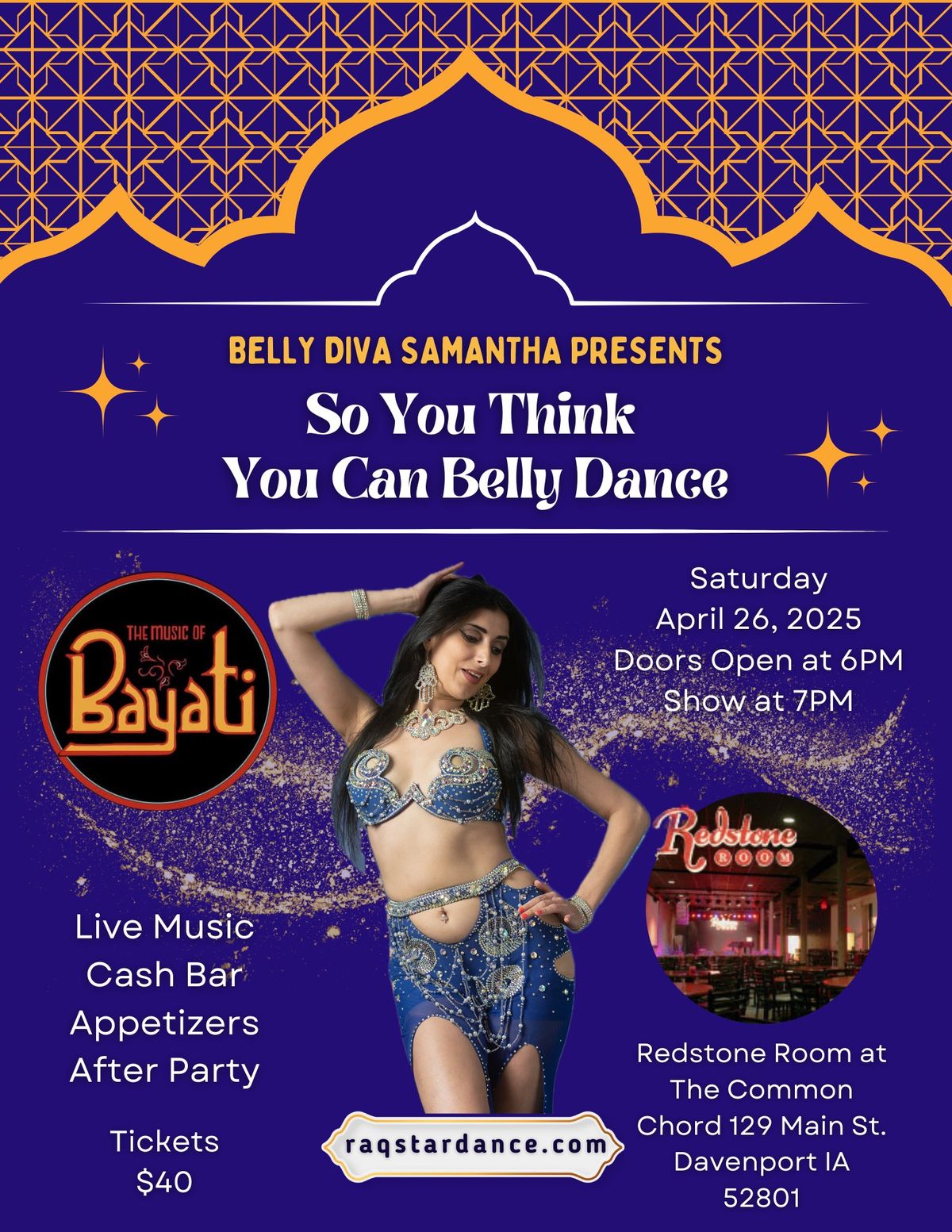 So You Think You Can Belly Dance: Featuring LIVE MUSIC from Bayati!