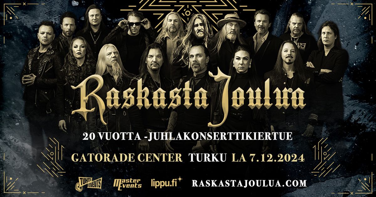 Raskasta Joulua 20 vuotta -juhlakonserttikiertue, Gatorade Center, Turku