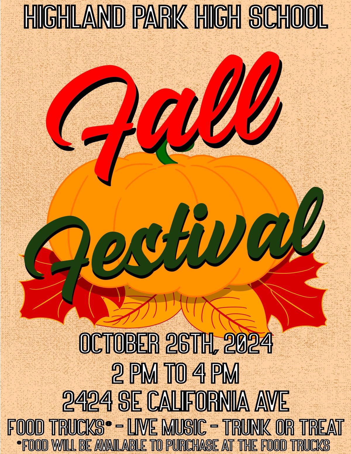 HPHS Fall Festival 