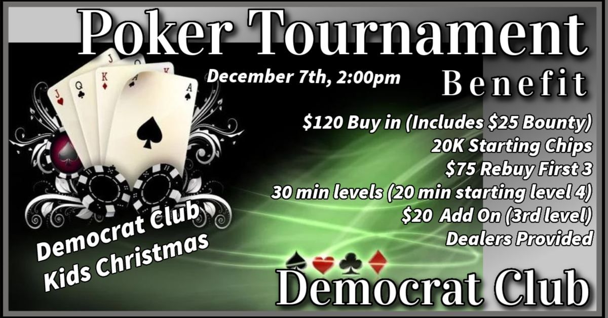 Democrat Club Kids Christmas Poker Benefit