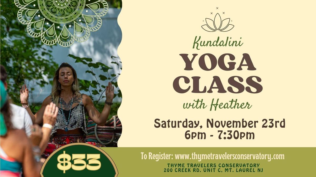 Kundalini Yoga Class with Heather