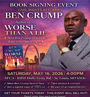 An Evening with Attorney Ben Crump: Book Signing, Live Discussion and Q&A