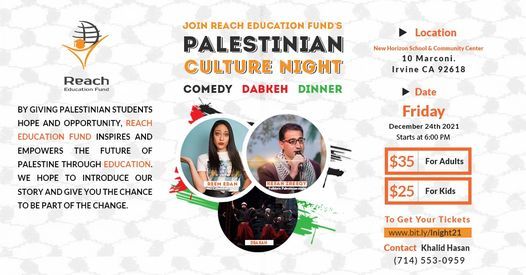 Palestinian Culture Night-Irvine,CA