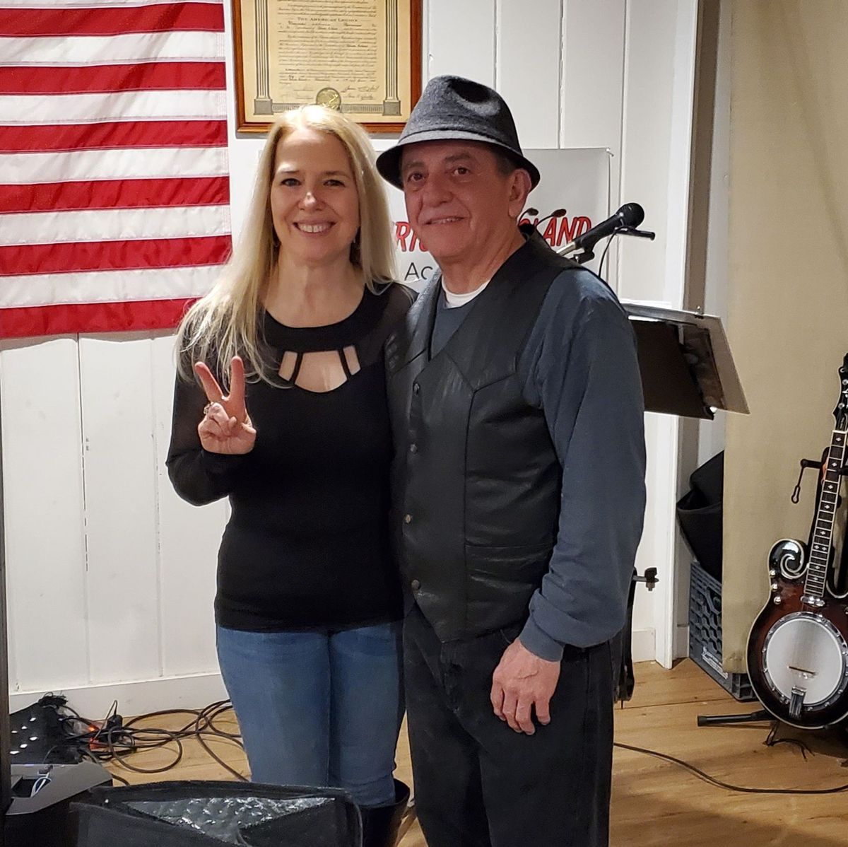 Acoustic fun with Christine at Post 85 in Woonsocket 