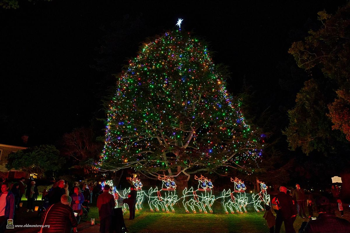 Tree Lighting Ceremony in Historic Downtown Monterey 