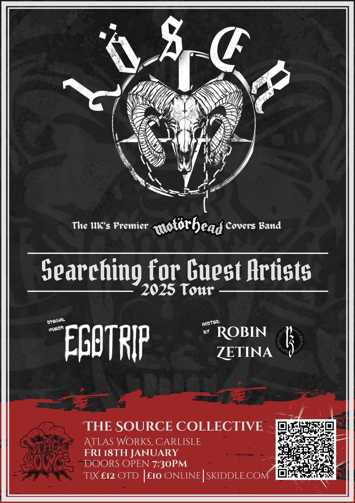 L\u00f6ser with Ego trip and Robin Zetina