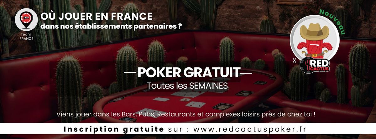 Soir\u00e9e RedCactus Poker X Le Carr\u00e9 des sports \u00e0 BEAUZELLE (31)