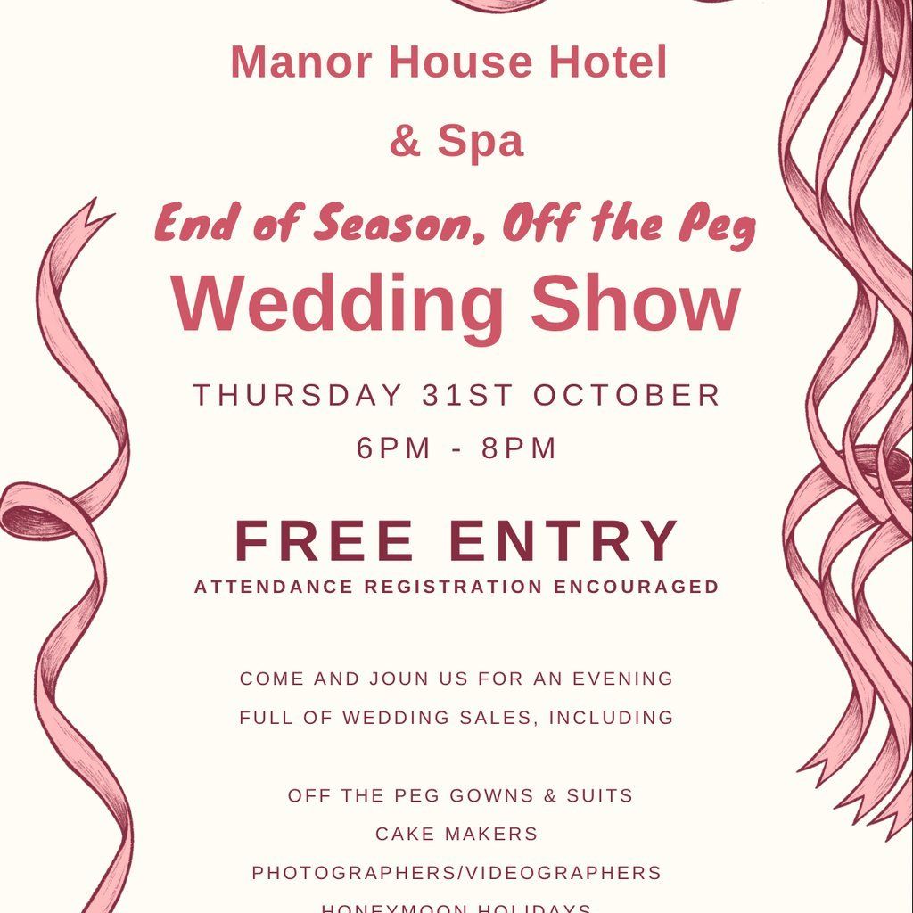 Off the Peg Wedding Sale Manor House Hotel & Spa