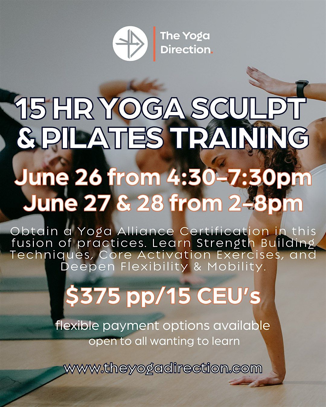 Yoga Sculpt & Mat Pilates Teacher Training