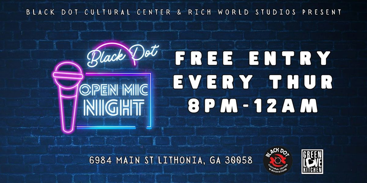 Black Dot Open Mic Night