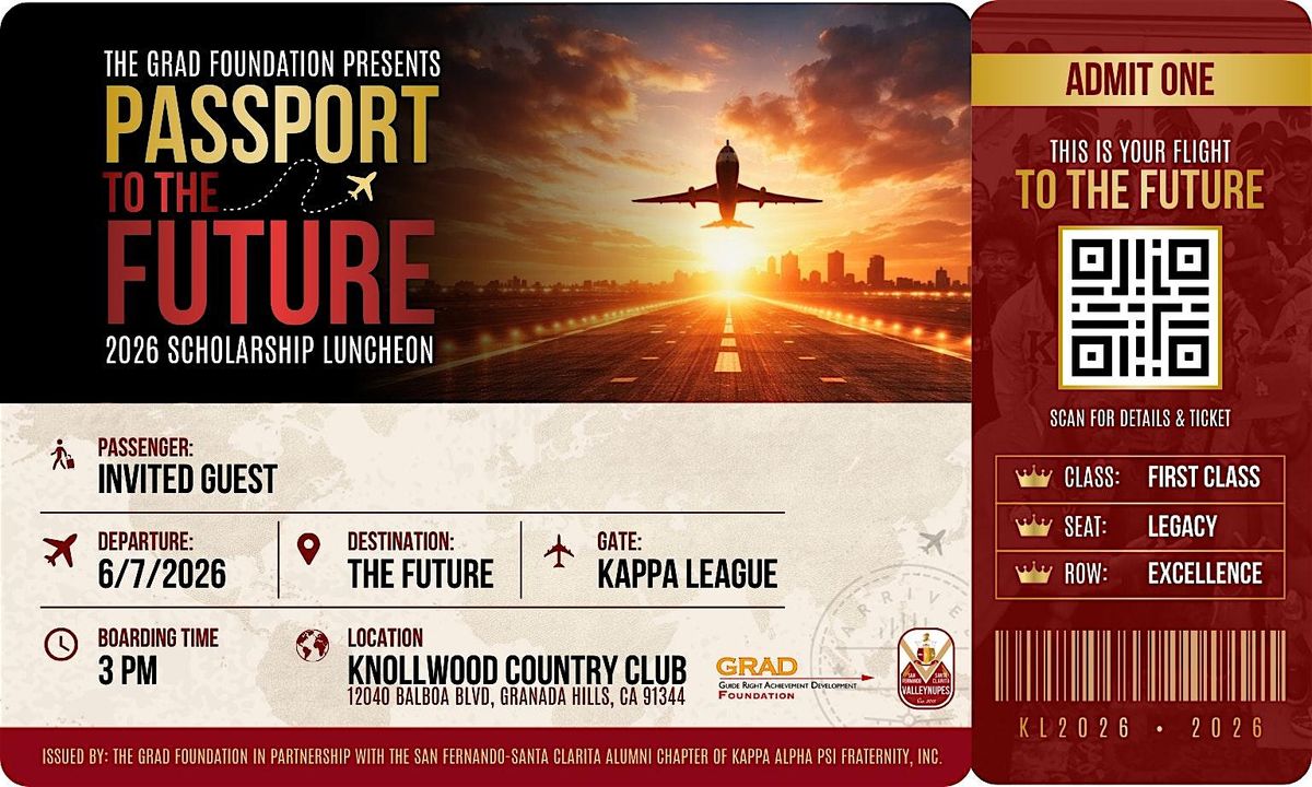 GRAD Foundation Presents 2026 Scholarship Luncheon: Passport to the Future