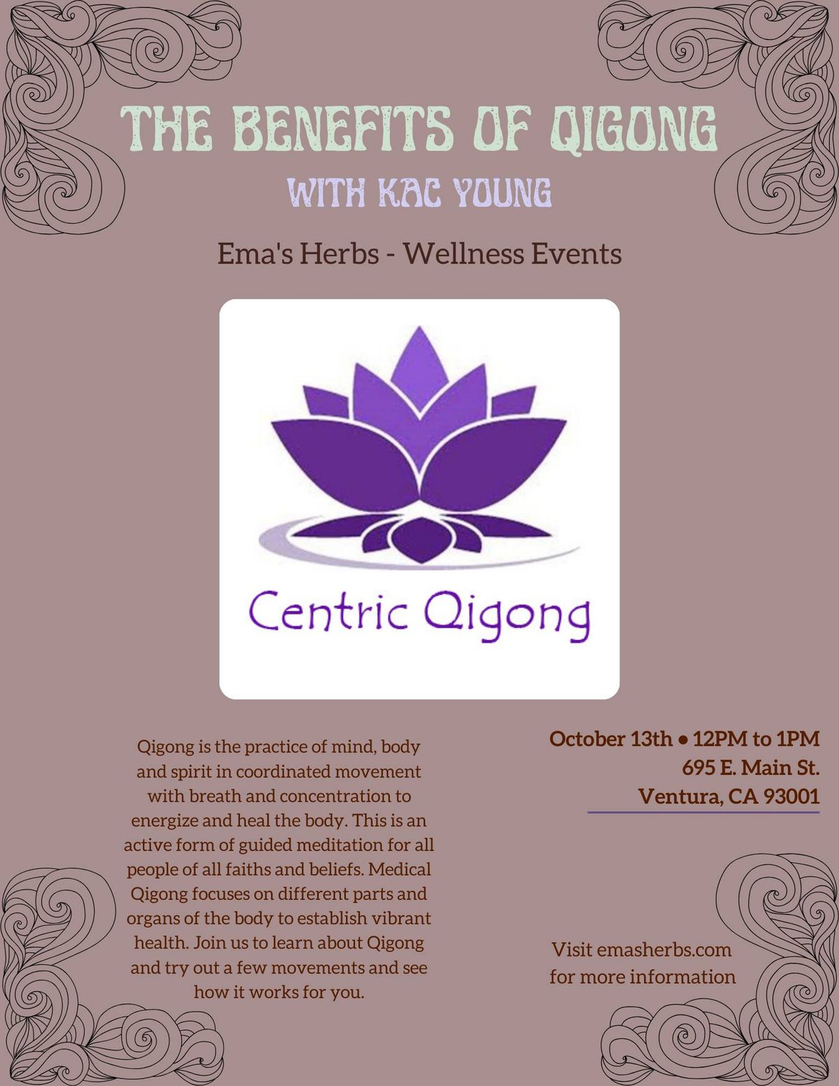 The Benefits of Qigong with Kac Young